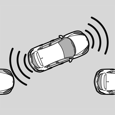 Rear parking distance sensor