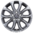 Alloy wheel 6,5 x 16", Design 62, silver