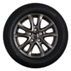 Alloy Wheel 6.5 x 16" Design 151A - Dark Gunmetal
