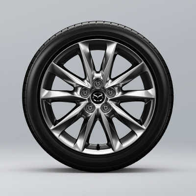 Alloy wheel (SET OF FOUR) 7 x 18" Alloy Wheel in Bright Dark Design 160